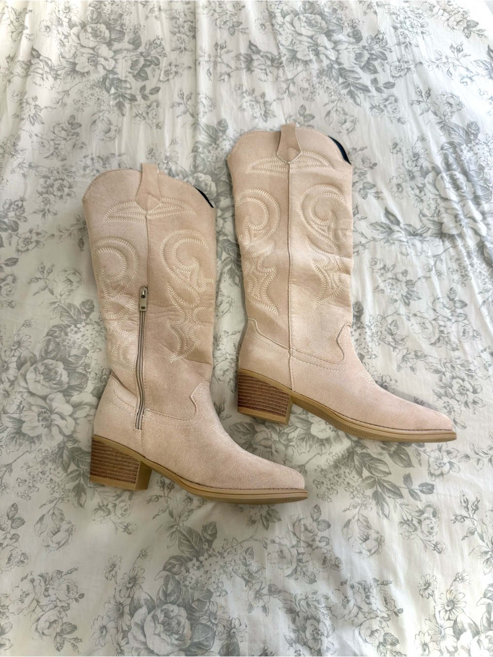 Suede Cowgirl Boots